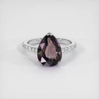 3.66 Ct. Sapphire Ring, Platinum 950 1