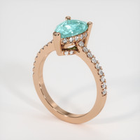 1.83 Ct. Gemstone Ring, 14K Rose Gold 2