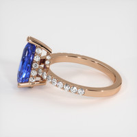 3.04 Ct. Sapphire Ring, 18K Rose Gold 4