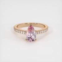2.15 Ct. Sapphire Ring, 18K Rose Gold 1