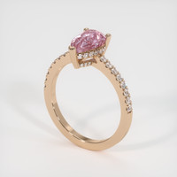 2.15 Ct. Sapphire Ring, 18K Rose Gold 2