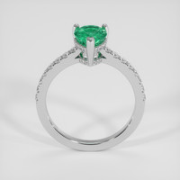0.95 Ct. Emerald Ring, Silver 3