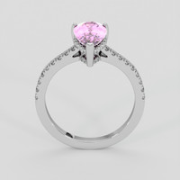 1.95 Ct. Pink Topaz Ring, Silver 3