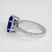 3.03 Ct. Sapphire Ring, 14K White Gold 4