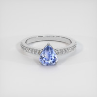 1.59 Ct. Sapphire Ring, 14K White Gold 1