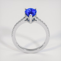 1.57 Ct. Blue Sapphire Ring, 14K White Gold 3
