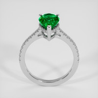 2.57 Ct. Emerald Ring, 18K White Gold 3