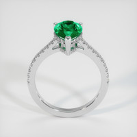 1.64 Ct. Emerald Ring, 18K White Gold 3