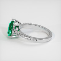 1.94 Ct. Emerald Ring, 18K White Gold 4