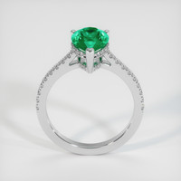 1.70 Ct. Emerald Ring, 18K White Gold 3