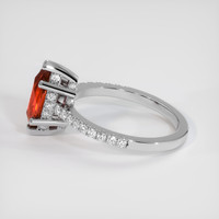 1.50 Ct. Ruby Ring, 18K White Gold 4