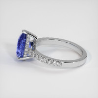 2.78 Ct. Color Change Sapphire Ring, 18K White Gold 4