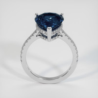 6.55 Ct. Sapphire Ring, 18K White Gold 3