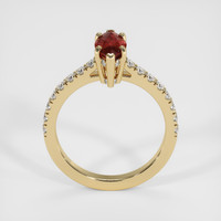 0.76 Ct. Ruby Ring, 10K Yellow Gold 3