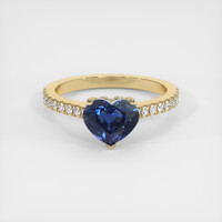 1.92 Ct. Sapphire Ring, 14K Yellow Gold 1
