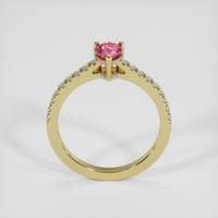 1.08 Ct. Padparadscha Sapphire Ring, 14K Yellow Gold 3