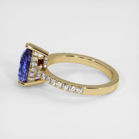 2.78 Ct. Color Change Sapphire Ring, 14K Yellow Gold 4