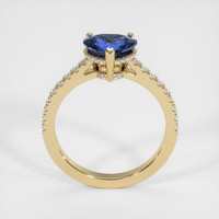 1.92 Ct. Blue Sapphire Ring, 18K Yellow Gold 3