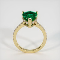 2.88 Ct. Emerald Ring, 18K Yellow Gold 3