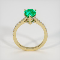 1.69 Ct. Emerald Ring, 18K Yellow Gold 3