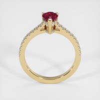 0.99 Ct. Ruby Ring, 18K Yellow Gold 3