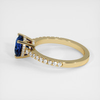 2.07 Ct. Sapphire Ring, 18K Yellow Gold 4