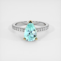 1.83 Ct. Gemstone Ring, 14K Yellow & White 1