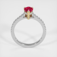 1.02 Ct. Ruby Ring, 14K Yellow & White 3