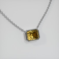 1.68 Ct. Gemstone Necklace, Platinum 950 2