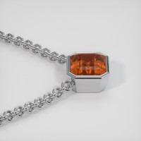 4.55 Ct. Gemstone Necklace, Platinum 950 3