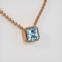 2.78 Ct. Gemstone Necklace, 14K Rose Gold 2