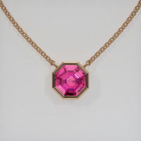 0.81 Ct. Gemstone Necklace, 14K Rose Gold 1