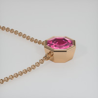 0.81 Ct. Gemstone Necklace, 14K Rose Gold 3