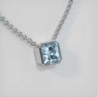 2.78 Ct. Gemstone Necklace, 14K White Gold 2