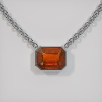 4.55 Ct. Gemstone Necklace, 14K White Gold 1