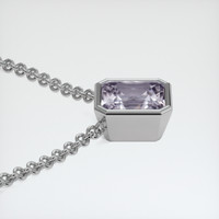 3.43 Ct. Gemstone Necklace, 14K White Gold 3