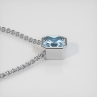 2.78 Ct. Gemstone Necklace, 18K White Gold 3