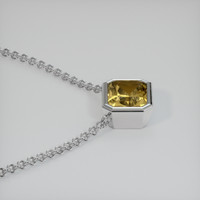 1.68 Ct. Gemstone Necklace, 18K White Gold 3