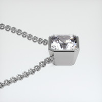 3.18 Ct. Gemstone Necklace, 18K White Gold 3