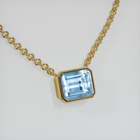 2.92 Ct. Gemstone Necklace, 14K Yellow Gold 2