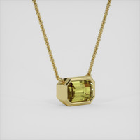 1.28 Ct. Gemstone Necklace, 14K Yellow Gold 2