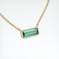 0.87 Ct. Gemstone Necklace, 14K Yellow Gold 2