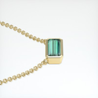 0.87 Ct. Gemstone Necklace, 14K Yellow Gold 3