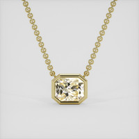 2.08 Ct. Yellow Sapphire Necklace, 14K Yellow Gold 1