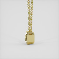 2.08 Ct. Yellow Sapphire Necklace, 14K Yellow Gold 3