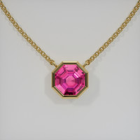 0.81 Ct. Gemstone Necklace, 18K Yellow Gold 1