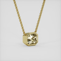 2.08 Ct. Yellow Sapphire Necklace, 18K Yellow Gold 2