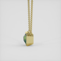 1.12 Ct. Bi Color Sapphire Necklace, 18K Yellow Gold 3