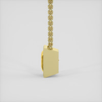 5.03 Ct. Yellow Sapphire Necklace, 18K Yellow Gold 3