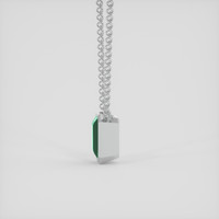1.90 Ct. Emerald Necklace, Platinum 950 3